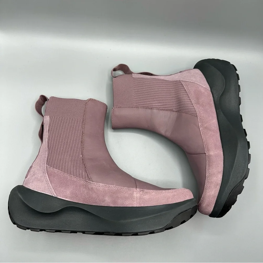 The North Face Knit Platform Leather Boots - Picture 9 of 10